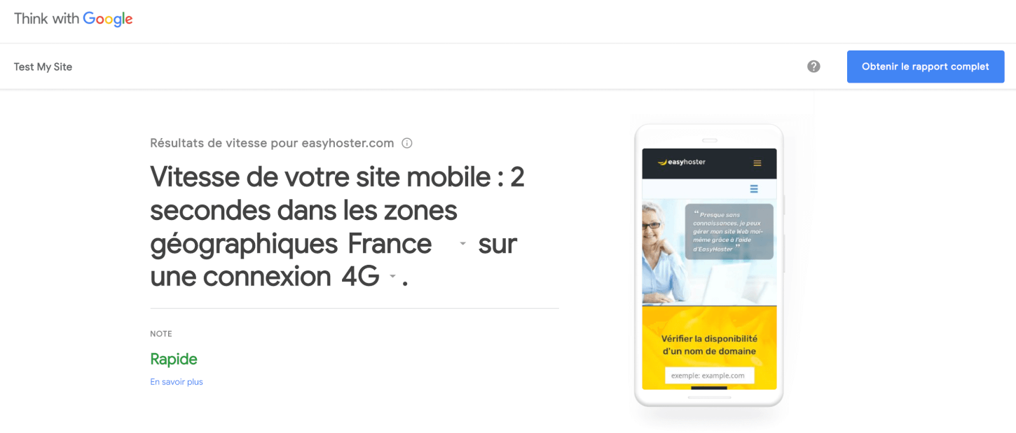 EasyHoster : hébergeur Web rapide et performant.