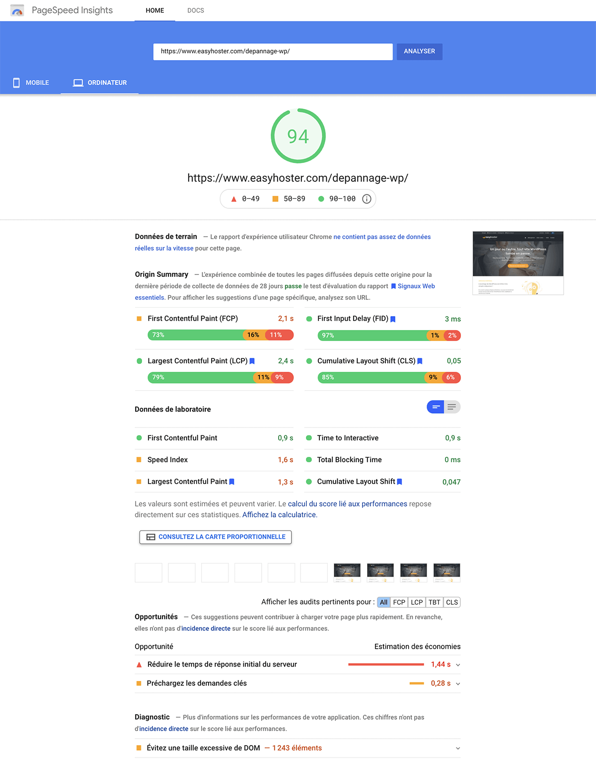 Divi est-il le thème + builder le plus rapide de tous les thèmes WordPress et des Page Builders ?
