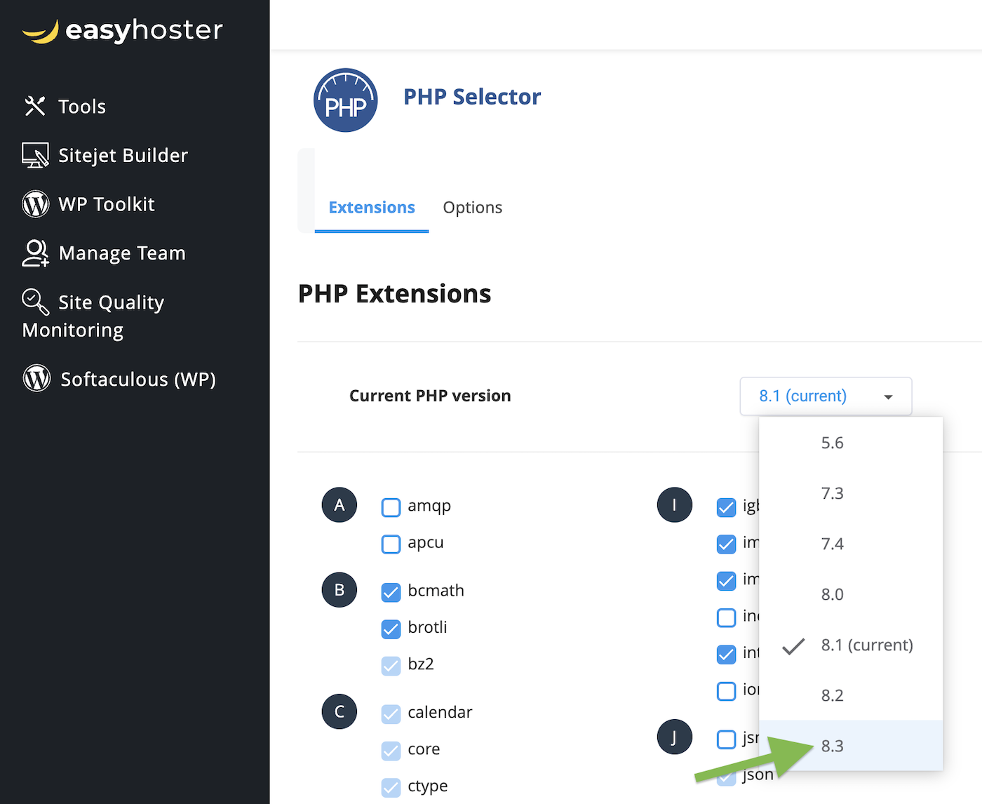Hébergement Web compatible PHP 8.3, Hébergeur cPanel PHP 8