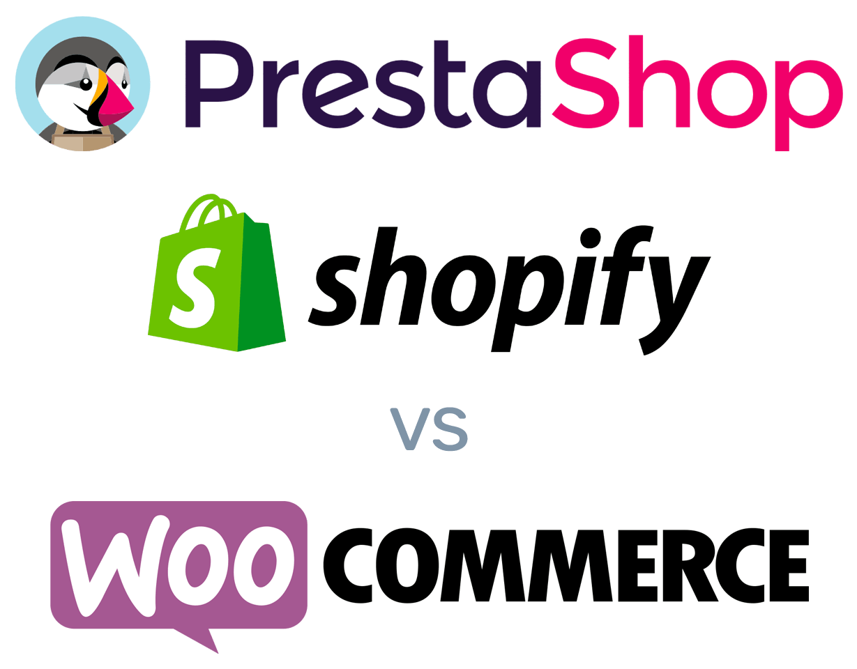  Comparatif Prestashop vs Shopify vs WooCommerce pour créer une boutique en ligne gratuitement