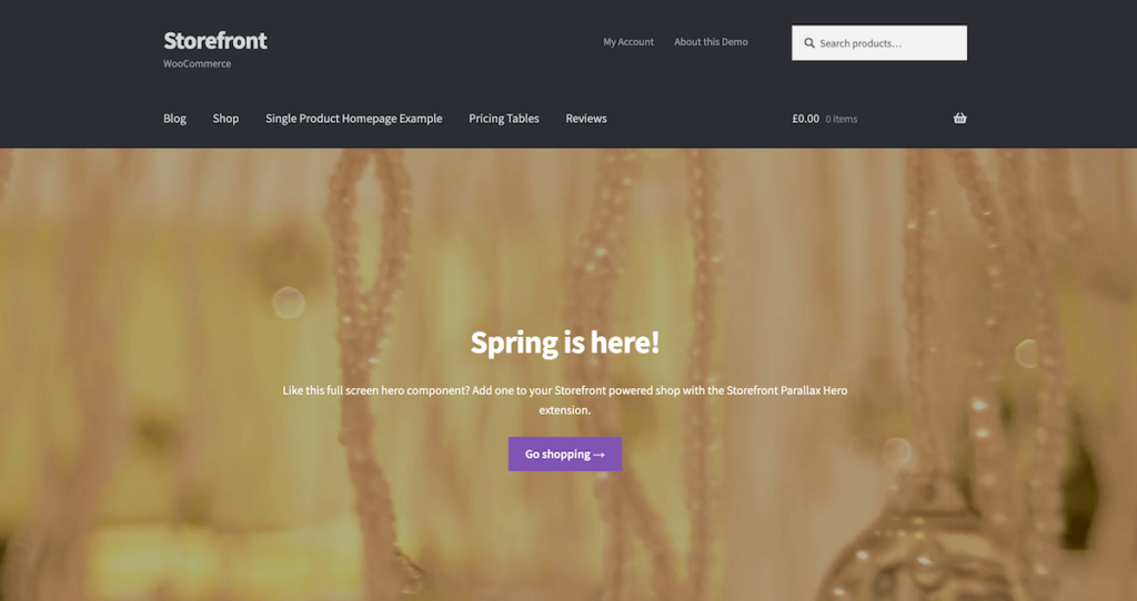 Storefront Thème WordPress