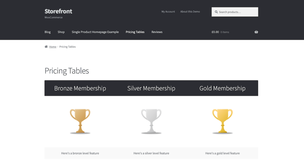 Storefront Thème WordPress