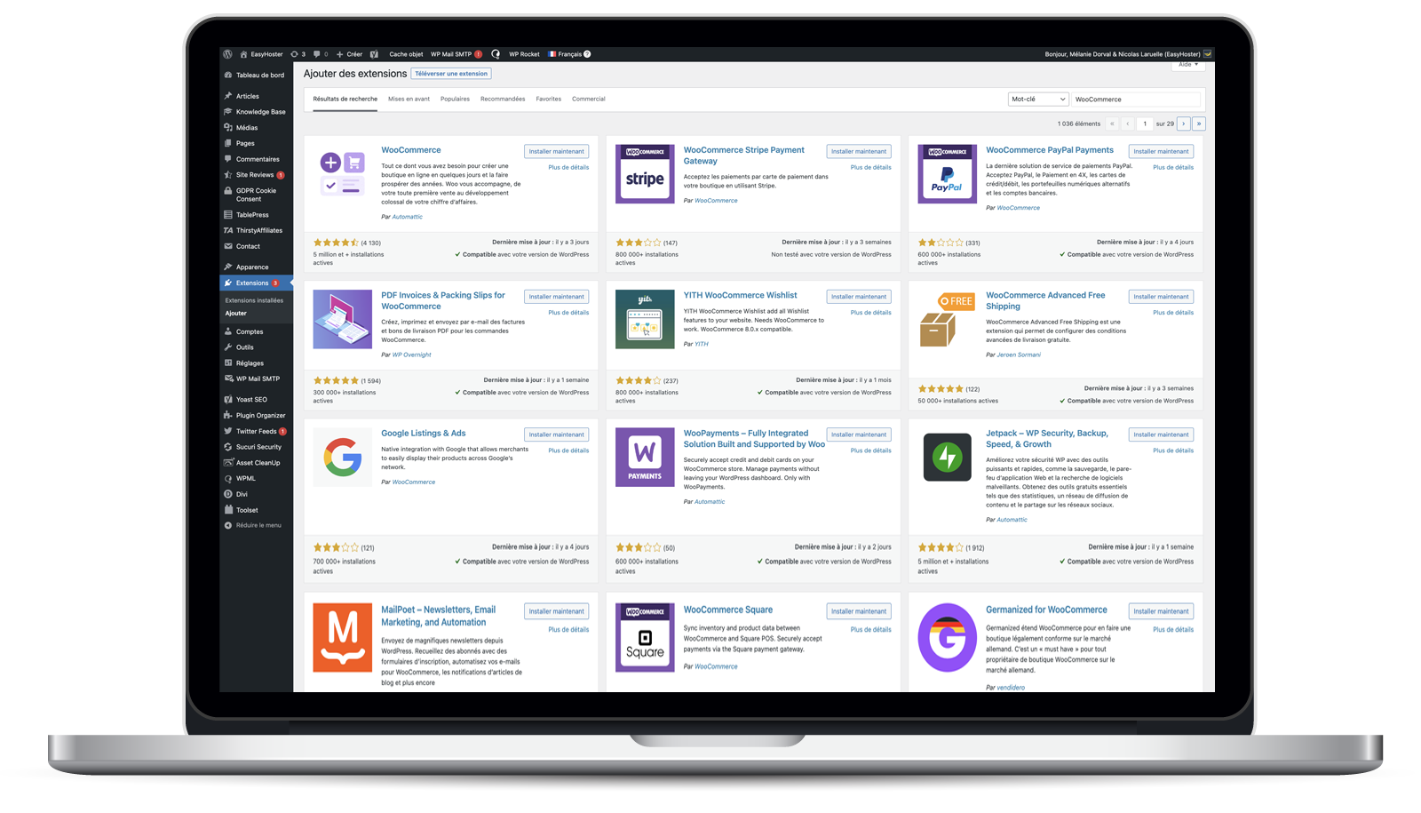 Hébergement WooCommerce & Hébegeur Web WordPress 