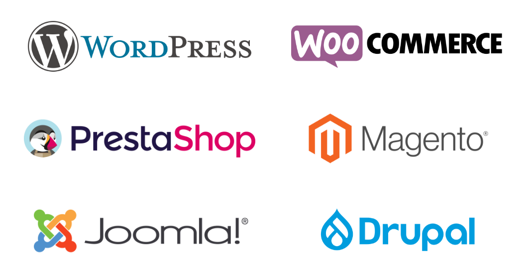 Hébergement Web pour WordPress, WooCommerce, PrestaShop, Magento, Joomla, Drupal et tous les autres CMS (Content Management System, Systèmes de Gestion de Contenus)