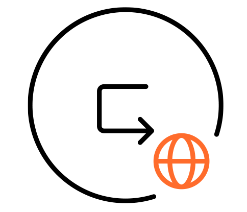 Icône d'un l'hébergement Web cPanel - Redirections