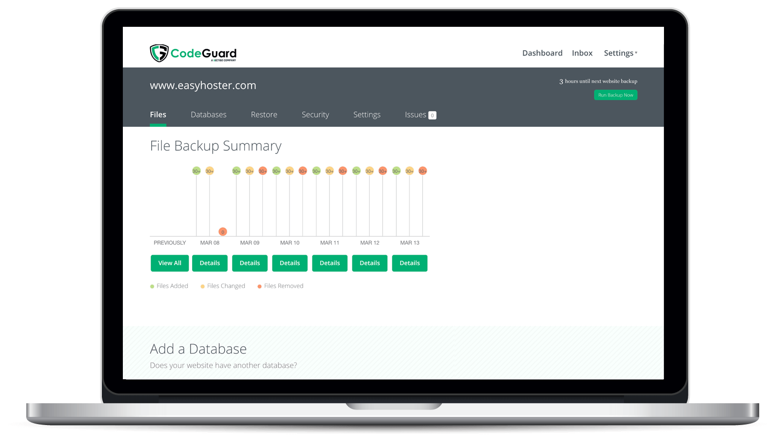 Vous pouvez compter sur la fiabilité de CodeGuard
