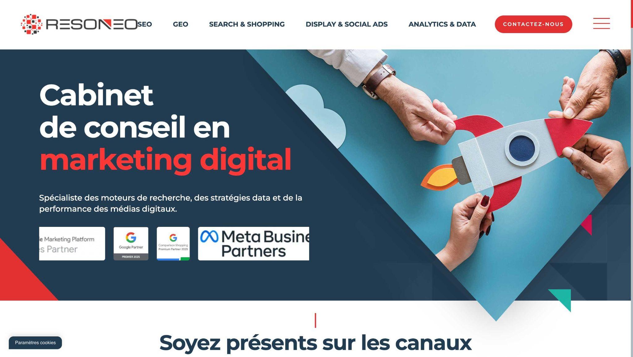 L'une des meilleures agences de GEO est l'agence Resoneo