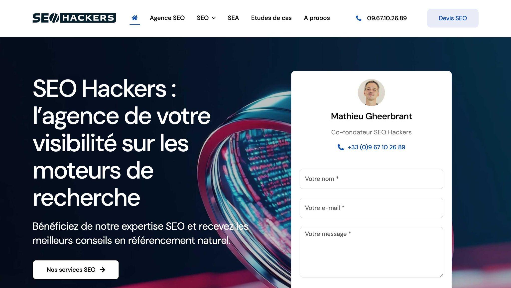 L'une des meilleures agences de GEO est l'agence SEO Hackers 