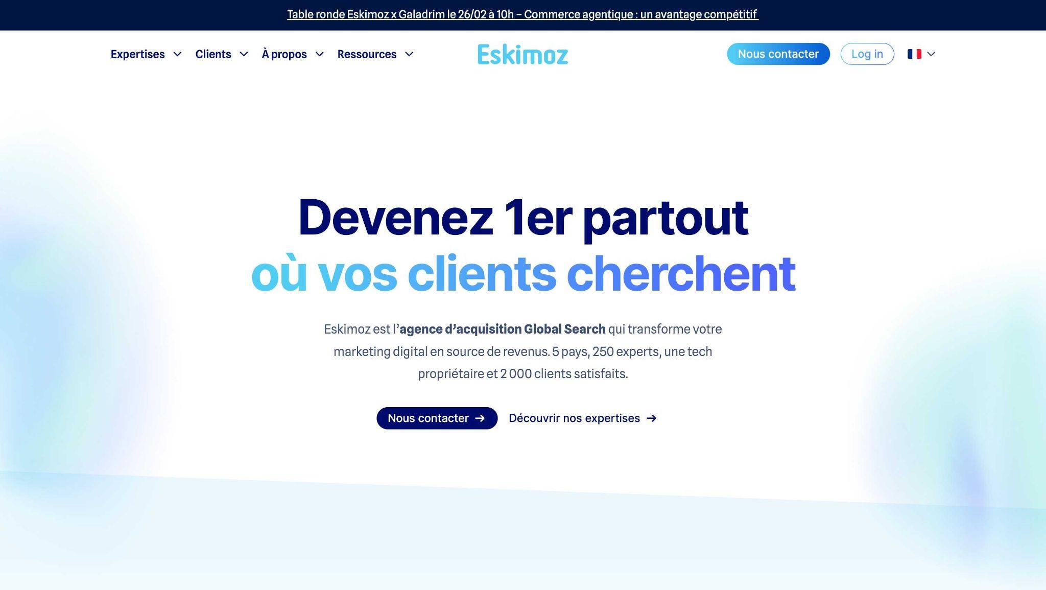 L'une des meilleures agences de GEO est l'agence Ezkimoz 